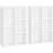 VASAGLE Bücherregal 50 x 24 x 80 cm Weiß