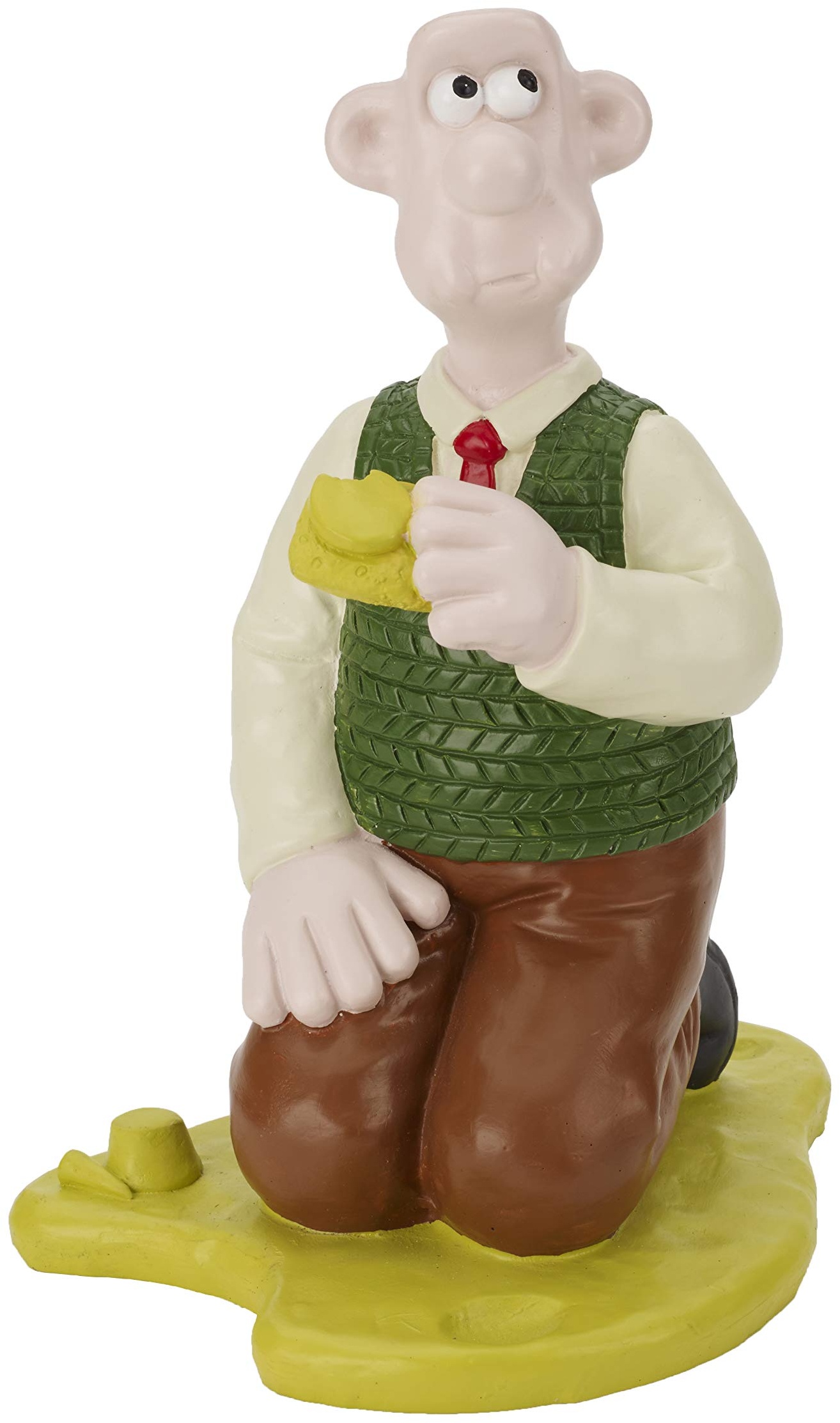 Wallace and Gromit, Multi coloured, Wallace Tasting Cheese Garden Décor Ornament