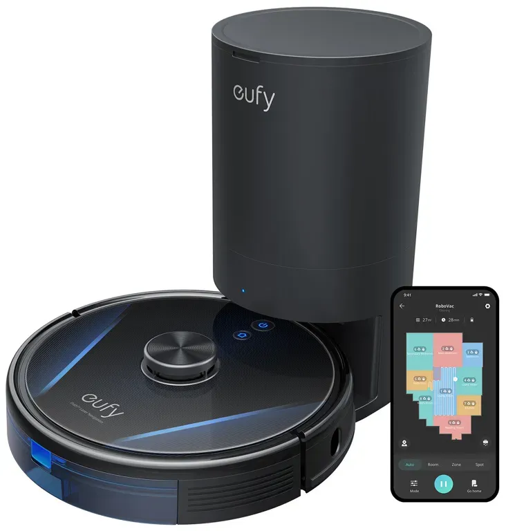 Eufy RoboVac LR30 Hybrid+ Roboter-Staubsauger 3 l Staubbeutel Schwarz