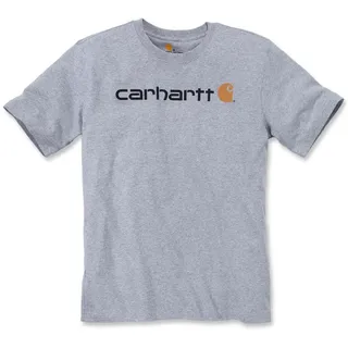 CARHARTT Core Logo T-Shirt - Heather grey -