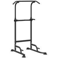 vidaXL Power Turm Dip Station Schwarz