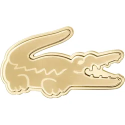 Brosche LACOSTE "CROCODILE, 2040484", gold (gelbgoldfarben), Broschen, Damen, Edelstahl