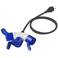 PRO PLUS Adapterkabel 150cm von Schuko Stecker nach 3xcee