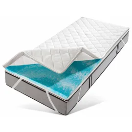 Hanse by RIBECO Topper Ole 180 x 200 cm weiß