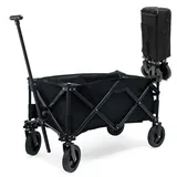 Wiltec Bollerwagen faltbar schwarz