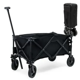 Wiltec Bollerwagen faltbar schwarz