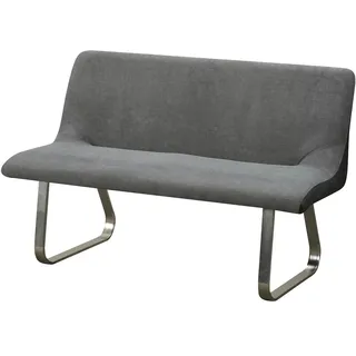 Hti-Living Bank 3-Sitzer Antikanthrazit/Grau Emrys