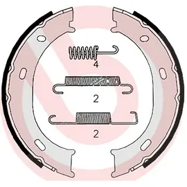 Brembo Bremsbackensatz, Feststellbremse