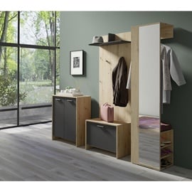 byLIVING Garderobenschrank Ben artisan eiche