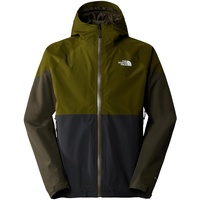 The North Face Lightning Zip-in Jacke Asphalt Grey/Forest Olive/New Taupe Green M