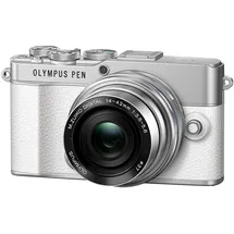 OM System E-P7 weiß + M.Zuiko 14-42 mm  EZ silber