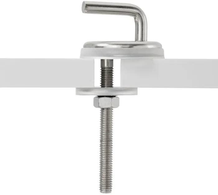 Haro Exzenterscharnier 409592 E2502Y, Edelstahl, Drehpunkthöhe 24mm, FastFixmutter