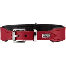 Hunter Basic Halsband rot/schwarz 35-39,5 cm