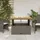vidaXL Gartentisch 110 x 110 x 71 cm Grau