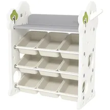 aiyaplay Kinderregal Aiyaplay 77 x 42 x 94 cm Kunststoff weiß