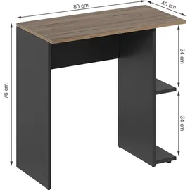 Vicco Simple, Anthrazit/Artisan, 80 x 40 cm Model 59815 - Dunkelgrau