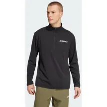 adidas Terrex Multi Climacool Halbreißverschluss-langarm-t-shirt - Black - L