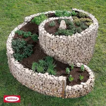 Bellissa Kräuterspirale / Kräuterschnecke Steinkorb bellissa 200x150cm
