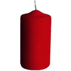 10x Stumpenkerze Ø 60 x 120 mm 30 Stunden Brenndauer bordeaux