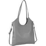 COLLEZIONE ALESSANDRO Cuir Schultertasche Leder Grau