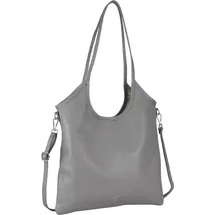 COLLEZIONE ALESSANDRO Cuir Schultertasche Leder Grau