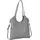 COLLEZIONE ALESSANDRO Cuir Schultertasche Leder Grau