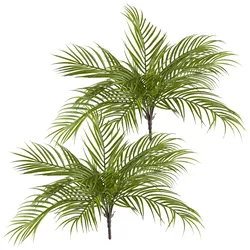 Kunstpalme CREATIV GREEN "Palmblattbusch", grün, H:48cm, Kunststoff, Kunstpflanzen, mit naturgetreuen Palmwedeln