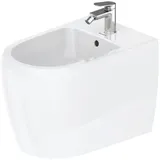 Duravit Stand Bidet Qatego 39x60cm, m Hahnl., ÜL, Hahnloch, we hgl