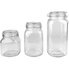 ideoon home Vorratsglas 1 L 3 St.