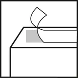 SOENNECKEN Briefumschlag DIN lang mF 80g hk weiß 500 St./Pack.