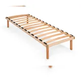 Coemo Bettgestell mit Lattenrost Pyxis Massivholz Buche 70x200 cm