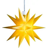 DecoTrend Stern 12 cm gelb
