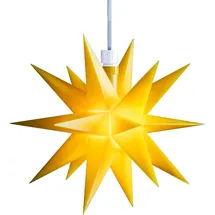 DecoTrend Stern 12 cm gelb