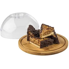 APS Bambus-Tablett mit Haube Ø 20,5 cm