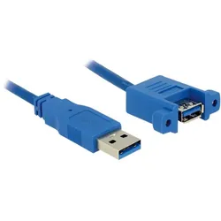 Delock USB 3.0 Typ-A Stecker > USB 3.0 Typ-A Buchse - USB-Kabel - USB Typ A (W)