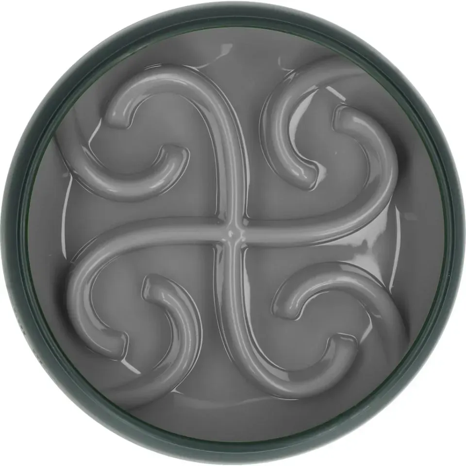 Eat Slow Live Longer Anti-Schling Ball Grau