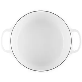 Le Creuset Signature Bräter 26 cm rund weiß