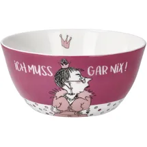 GOEBEL Schale Barbara Freundlieb Ich muss gar nix aus Fine Bone China, Maße: 15cm x 15cm x 7cm, 27-001-22-1
