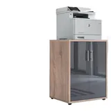 BMG Möbel Druckerschrank Office Edition 74 x 0 x 0 cm Braun