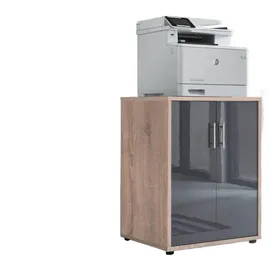 BMG Möbel Druckerschrank Office Edition 74 x 0 x 0 cm Braun