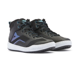 Dainese Suburb Air Damen Motorrad Schuhe, schwarz-weiss-blau, Größe 37