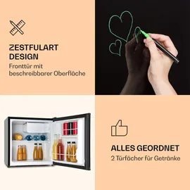 Klarstein Spitzbergen Kühlschrank (46 l, 0 mm hoch, Schwarz)