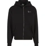 Karl Kani Chest Signature Essential Oversized Zip Hoodie Herren Schwarz S