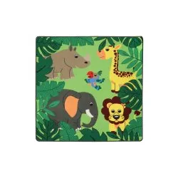 Spiel- und Kinderteppich JUNGLE | 133x133 cm