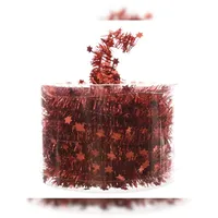 Kaemingk Girlande Sternengirlande Weihnachten Baumschmuck Tischdeko rot 7 m