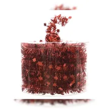 Kaemingk Girlande Sternengirlande Weihnachten Baumschmuck Tischdeko rot 7 m