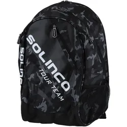 Solinco Rucksack Tour Team Camo (Hauptfach, Schlägerfach) schwarz