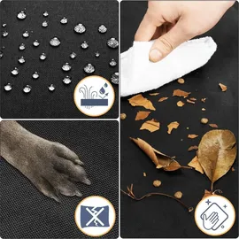 Kingsleeve Kofferraumschutz Universal Wasserabweisend Kratzfest Ladekantenschutz Pflegeleicht 600D Oxford Universal Schondecke Kofferraummatte Hund