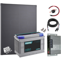 Solaranlage 200W Premium-Set LiFePO4 - MEDIUM