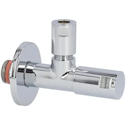 Design-Eckventil Classic Line, Schlösser (Ausführung: Eckventil Design-tec classic line DIN DVGW hochglanz verchromt selbstdichtendes Anschlussgewinde)